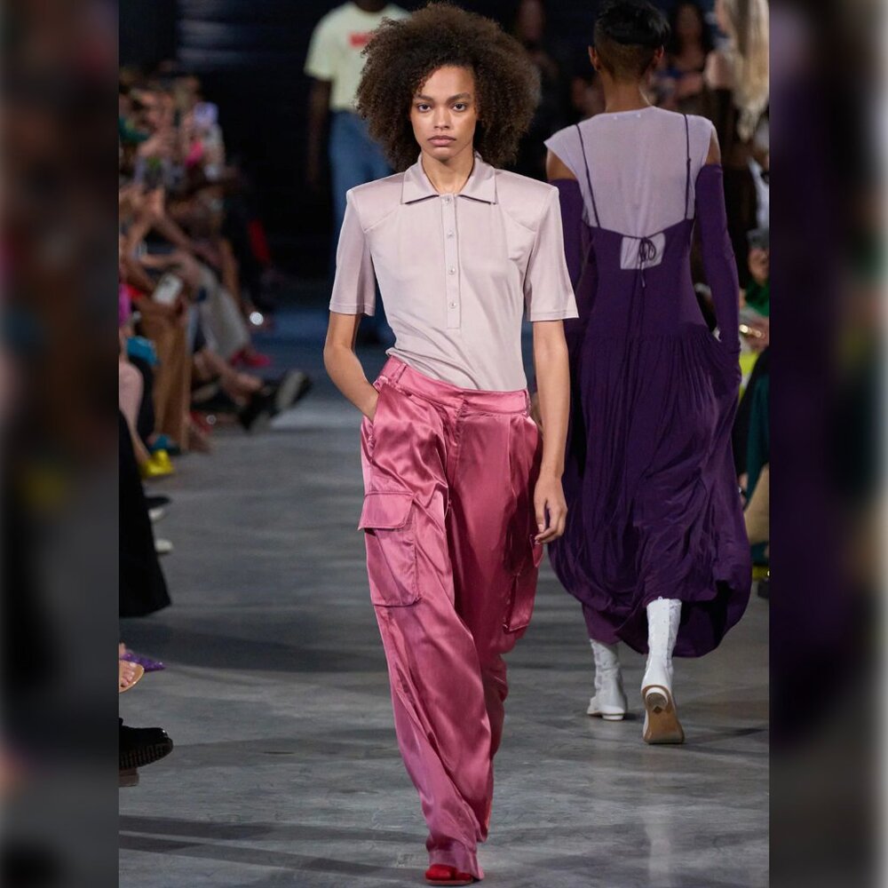 TIBI Shiny Nylon Stella Pants - NO Cargo Pockets – SIZE 0 (will fit 2-4)